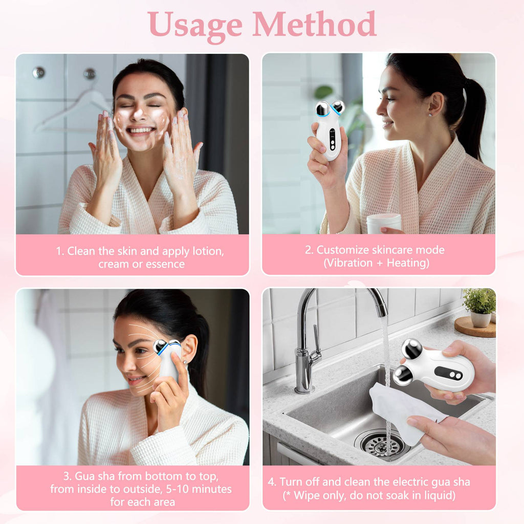 Transform Your Skin with Our Microcurrent Facial Device: Fight Aging and Wrinkles While Maximizing Skin Care Absorption!