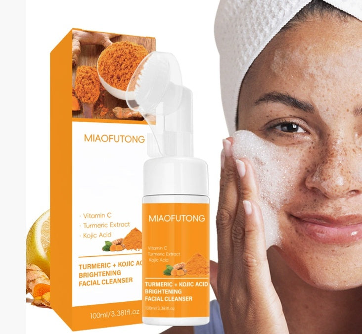 Discover the revitalizing power of Koji Sour Turmeric Cleansing Mousse, designed to purify and rejuvenate your skin.