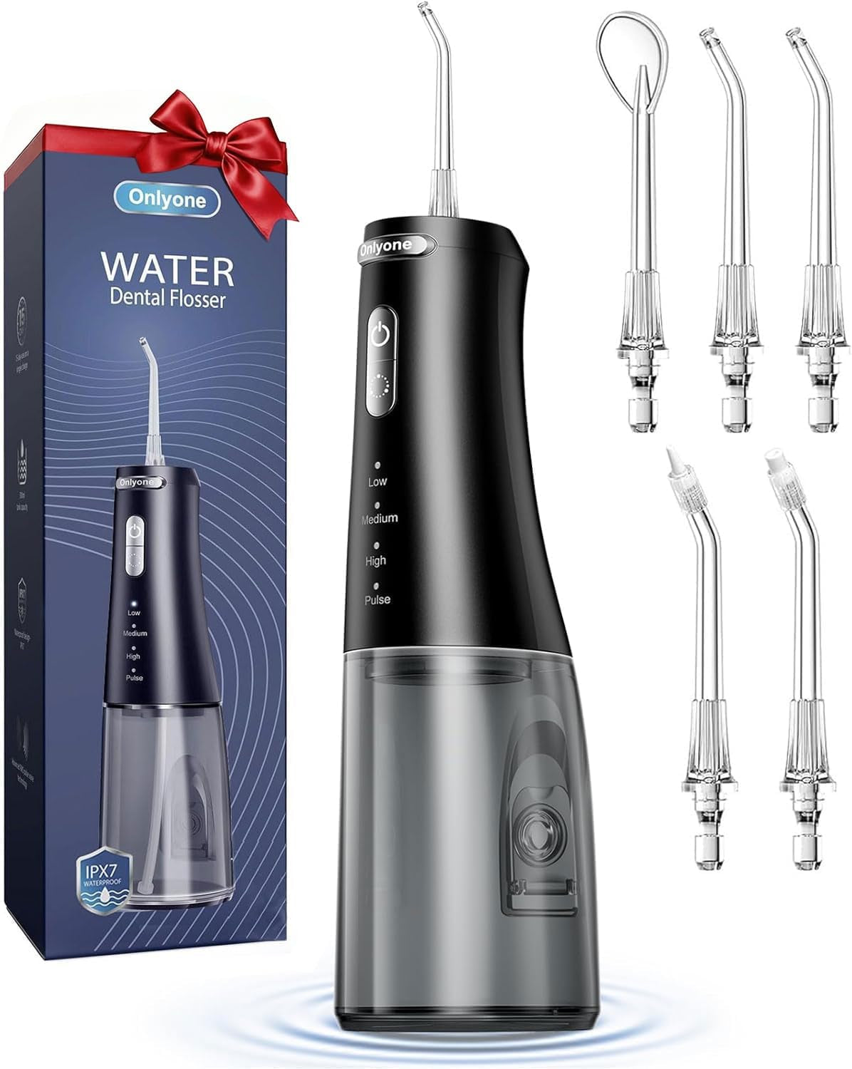 Ultimate Rechargeable Cordless Water Flosser - Adjustable Pressure for Effortless Oral Care at Home or on the Go