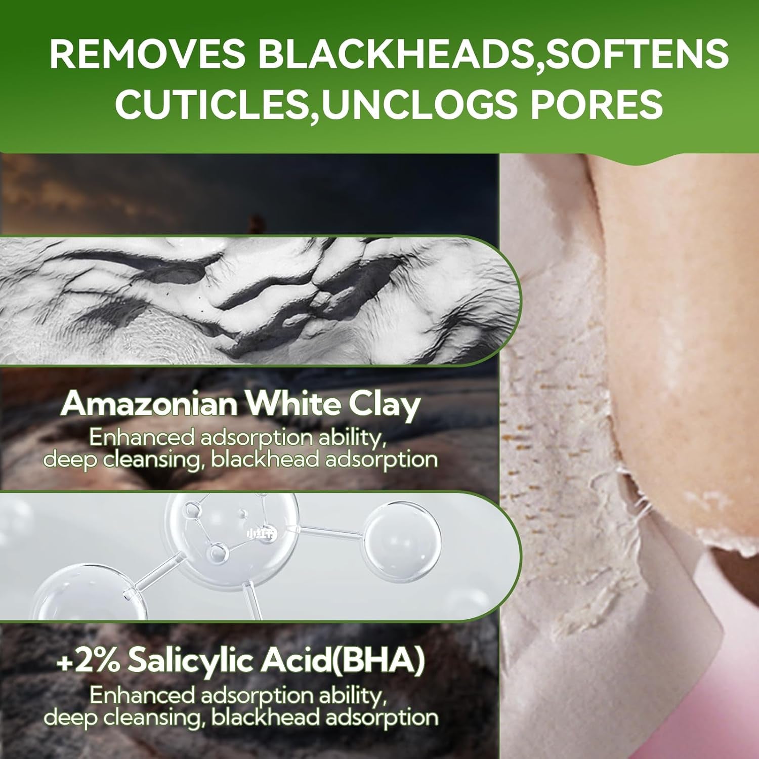 Revitalize Your Skin with LANEBNA Blackhead Remover Nose Pore Strips - 60 Deep Cleansing Strips for All Skin Types