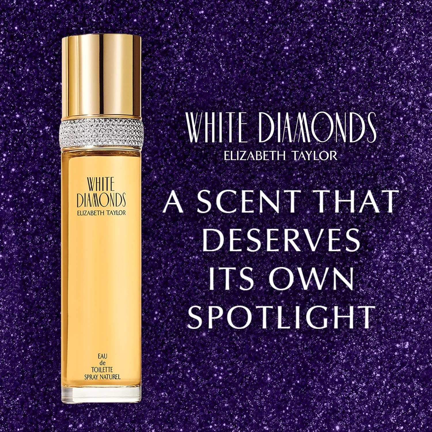 Experience the Timeless Elegance of Elizabeth Taylor's White Diamonds Eau de Toilette - Long-Lasting Floral Fragrance for Women, 3.3 Fl Oz
