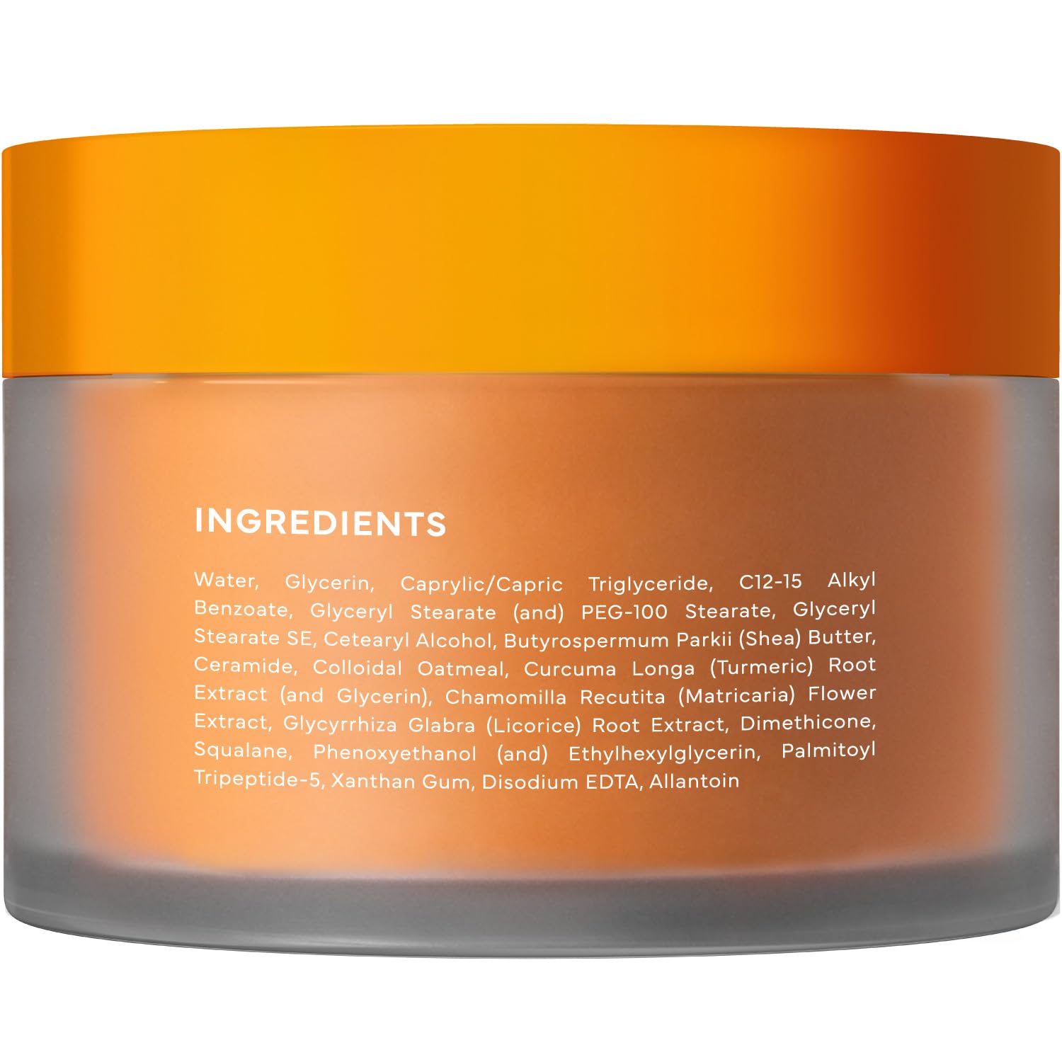 Nourishing Turmeric Moisturizer Cream for Face and Body - Hydrating and Revitalizing Formula with Shea Butter and Colloidal Oatmeal - 60 ml