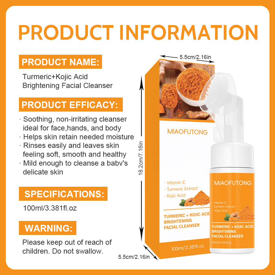 Discover the revitalizing power of Koji Sour Turmeric Cleansing Mousse, designed to purify and rejuvenate your skin.