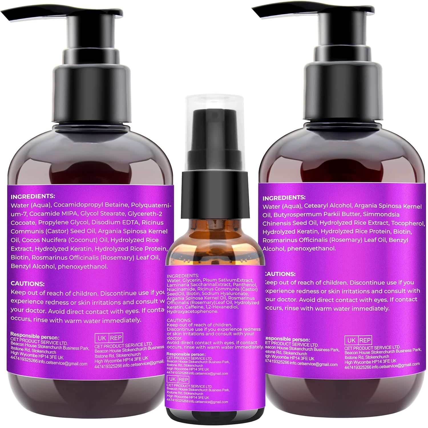 Revitalize Your Hair with Our Ultimate Hair Growth Shampoo and Conditioner Set - Infused with Rosemary, Biotin, Argan, and Castor Oils for Thinning, Damaged, and Curly Hair
