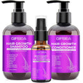 Revitalize Your Hair with Our Ultimate Hair Growth Shampoo and Conditioner Set - Infused with Rosemary, Biotin, Argan, and Castor Oils for Thinning, Damaged, and Curly Hair