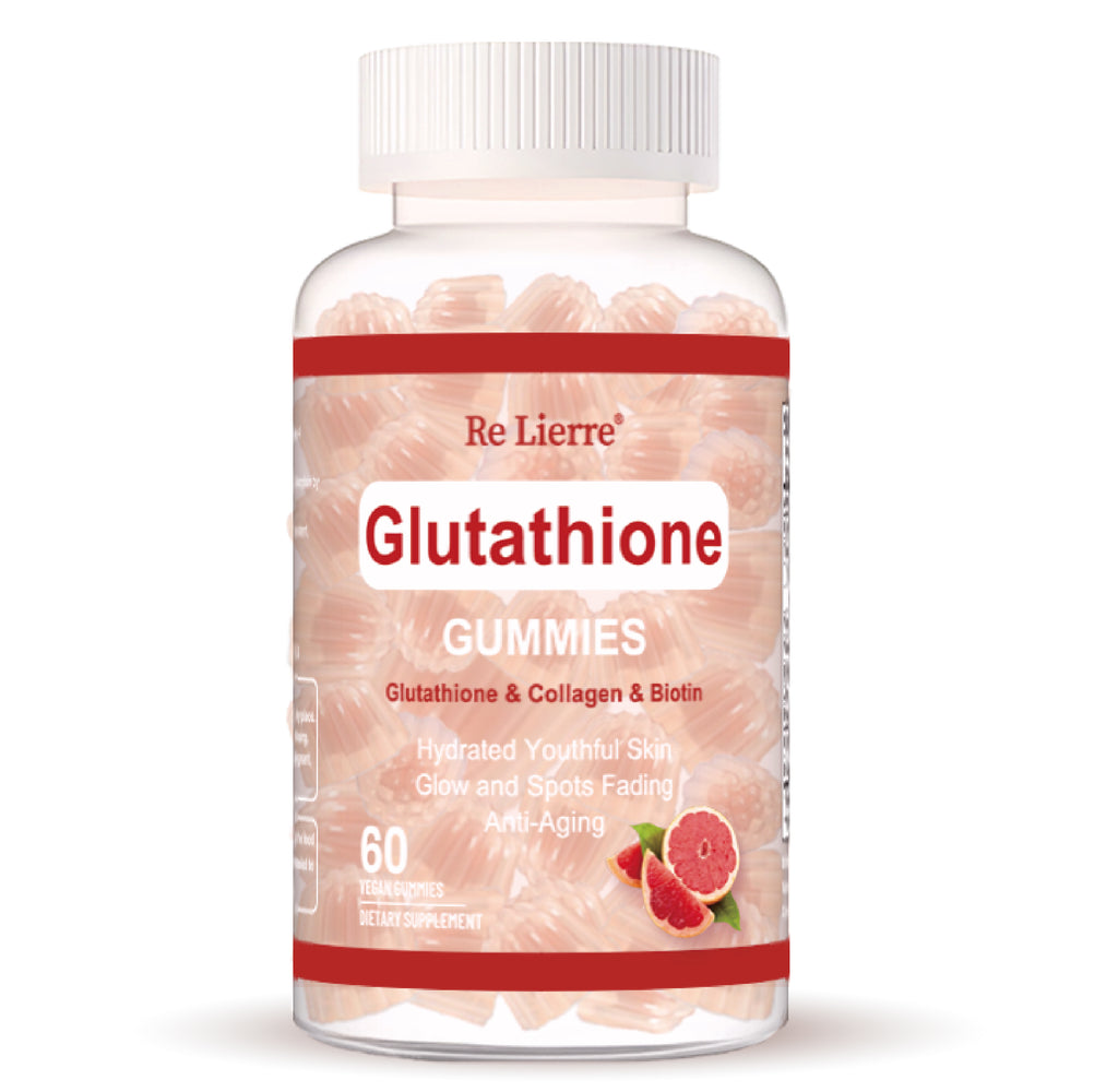 Discover the benefits of our delicious Grapefruit-Flavored Glutathione Collagen Gummies! These tasty gummies combine the power of glutathione and collagen to support your skin's health and promote a youthful glow.