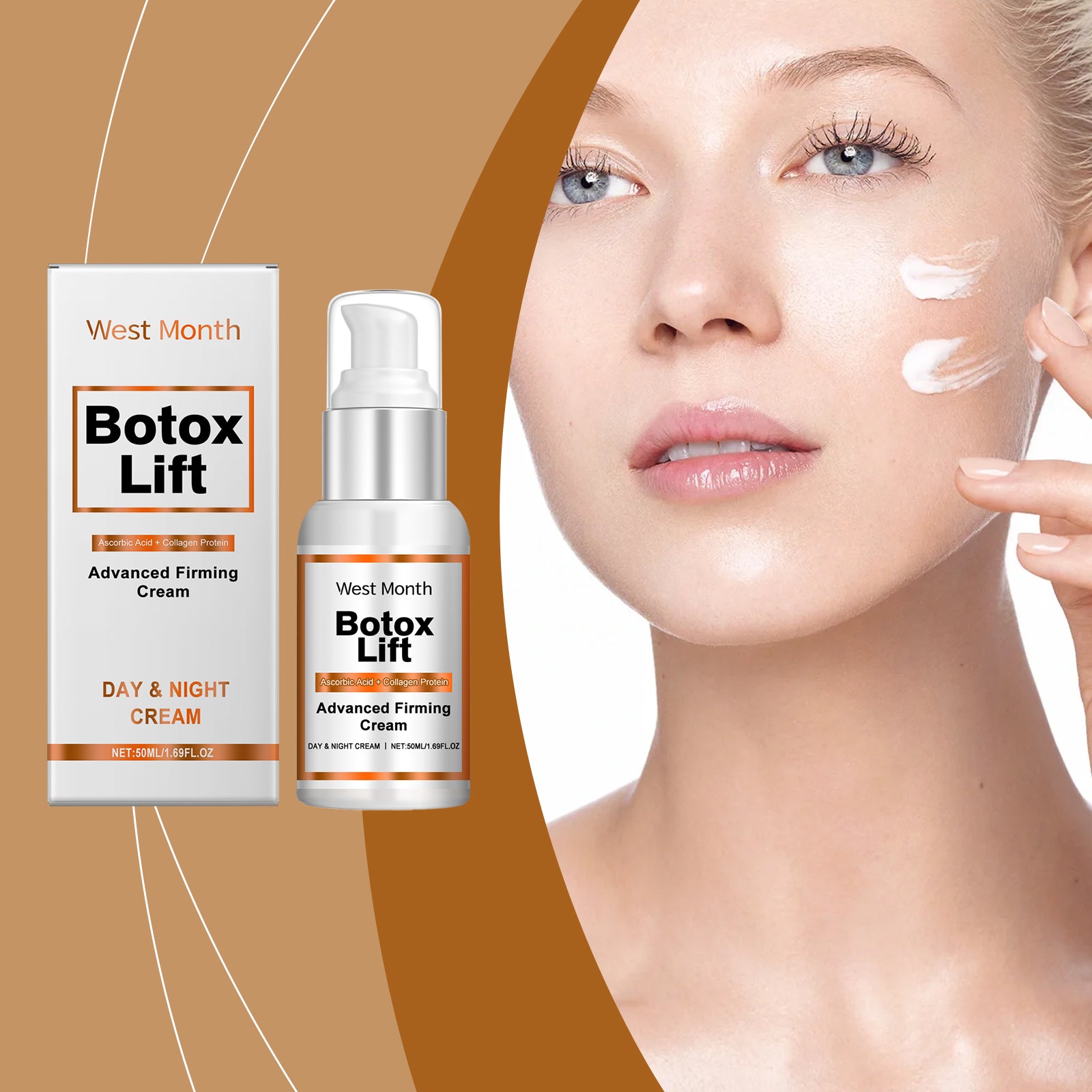 West&Month The Moisturizing Essence Lotion Hydrates And Hydrates The Facial Skin, Rejuvenating It With Youthful Vitality