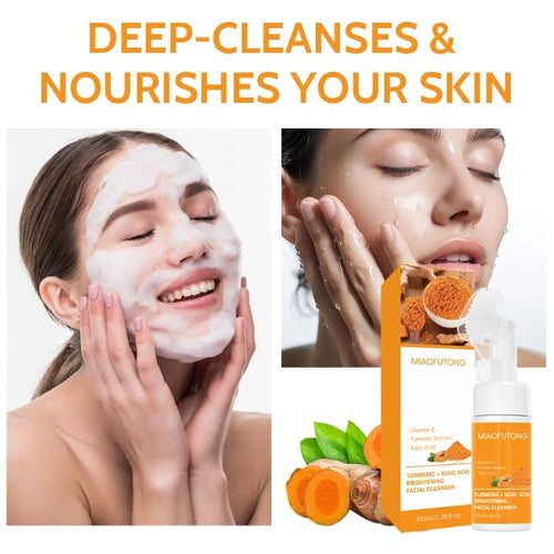 Discover the revitalizing power of Koji Sour Turmeric Cleansing Mousse, designed to purify and rejuvenate your skin.