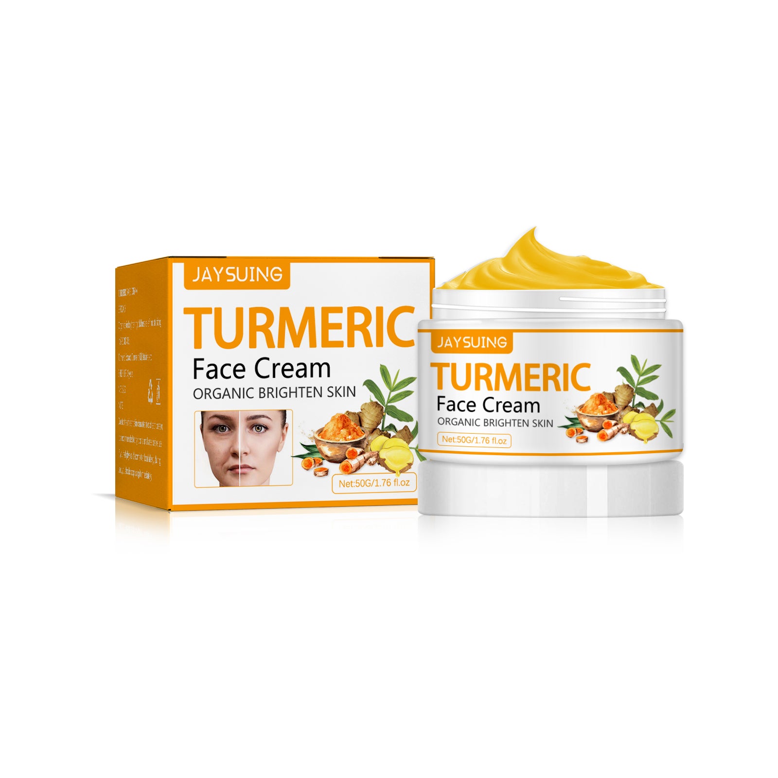 Experience the power of our Turmeric Firming and Beautifying Cream—specifically designed to fade wrinkles, firm your face, and brighten your skin tone. Embrace this effective anti-aging cream that delivers visible results and transforms your complexion.