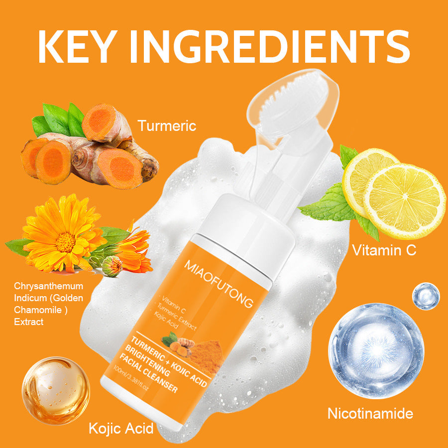Discover the revitalizing power of Koji Sour Turmeric Cleansing Mousse, designed to purify and rejuvenate your skin.