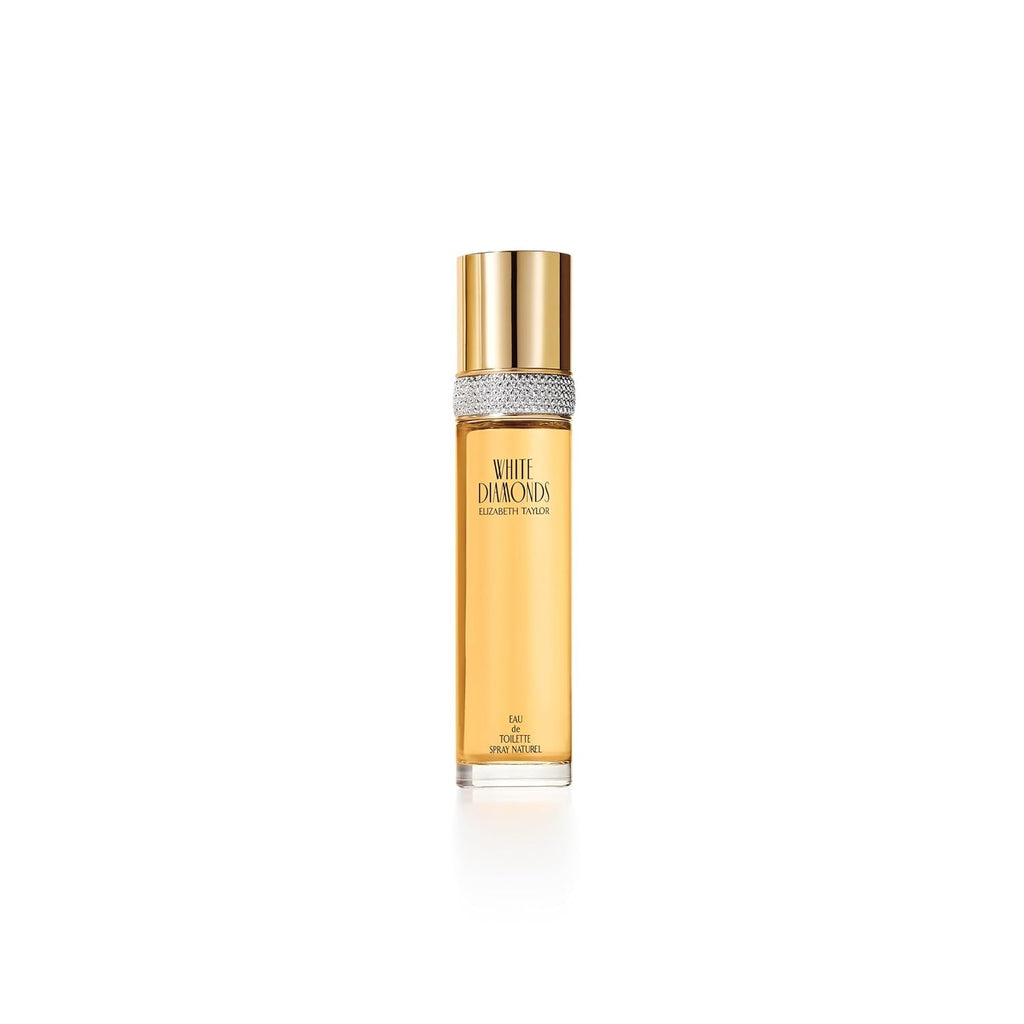 Experience the Timeless Elegance of Elizabeth Taylor's White Diamonds Eau de Toilette - Long-Lasting Floral Fragrance for Women, 3.3 Fl Oz